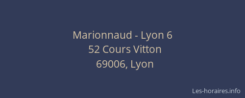 Marionnaud - Lyon 6