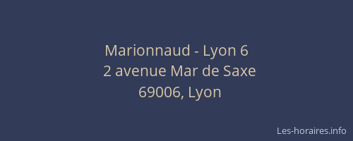 Marionnaud - Lyon 6