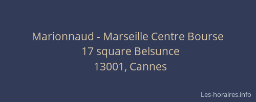Marionnaud - Marseille Centre Bourse