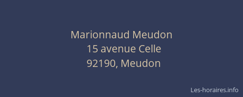 Marionnaud Meudon