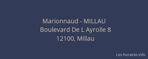 Marionnaud - MILLAU