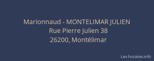 Marionnaud - MONTELIMAR JULIEN