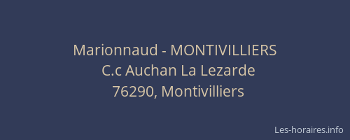 Marionnaud - MONTIVILLIERS