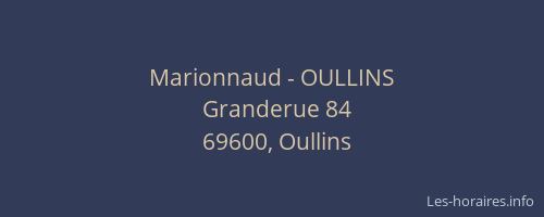 Marionnaud - OULLINS