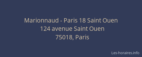 Marionnaud - Paris 18 Saint Ouen