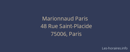 Marionnaud Paris