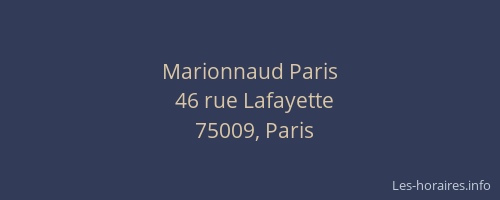 Marionnaud Paris