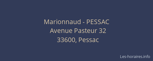 Marionnaud - PESSAC