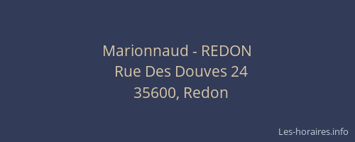 Marionnaud - REDON