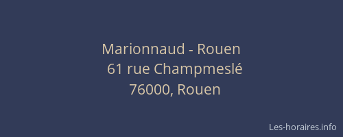 Marionnaud - Rouen