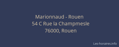 Marionnaud - Rouen