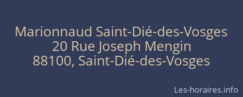 Marionnaud Saint-Dié-des-Vosges