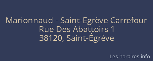 Marionnaud - Saint-Egrève Carrefour