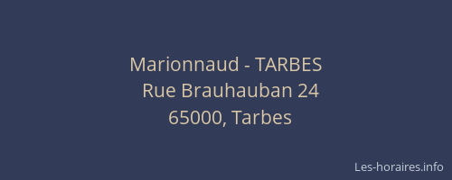 Marionnaud - TARBES