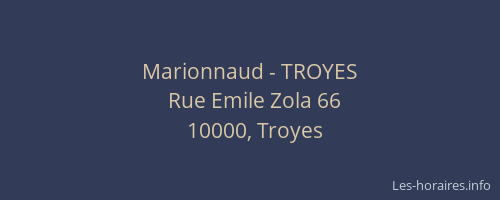 Marionnaud - TROYES