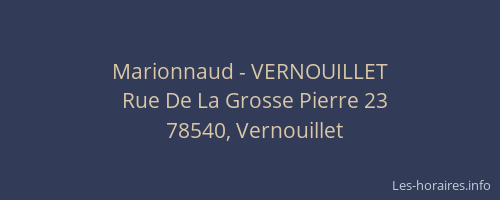 Marionnaud - VERNOUILLET