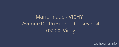 Marionnaud - VICHY
