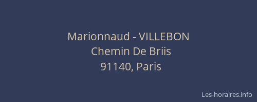 Marionnaud - VILLEBON