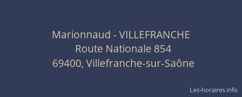 Marionnaud - VILLEFRANCHE