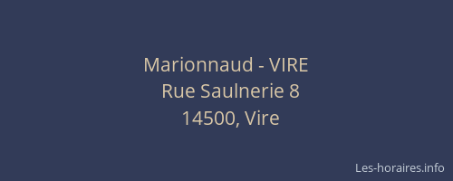Marionnaud - VIRE