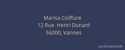 Marisa Coiffure