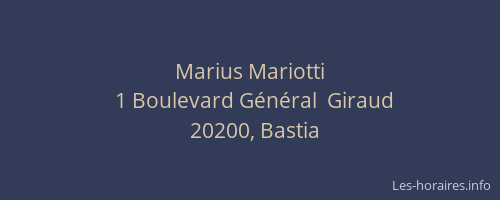 Marius Mariotti