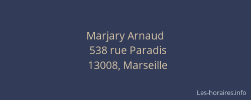 Marjary Arnaud