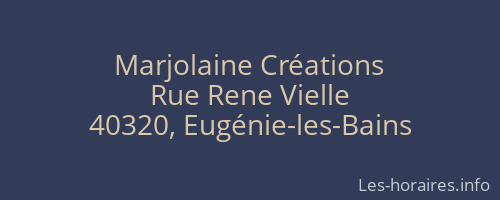 Marjolaine Créations