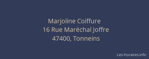 Marjoline Coiffure