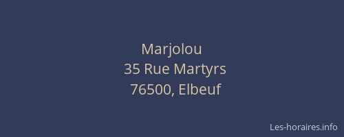 Marjolou