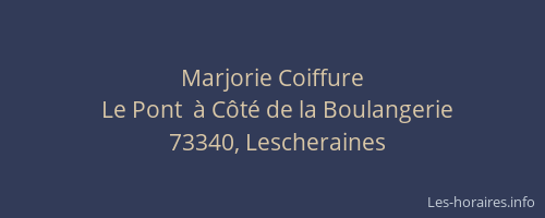 Marjorie Coiffure