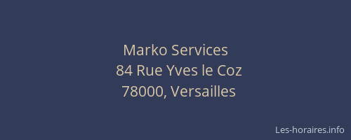 Marko Services