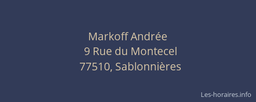 Markoff Andrée