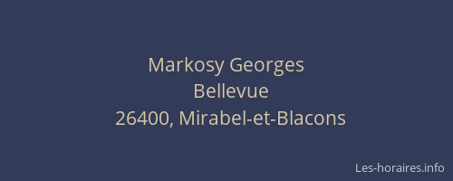 Markosy Georges