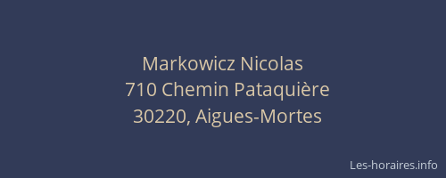 Markowicz Nicolas
