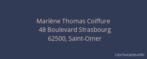 Marlène Thomas Coiffure