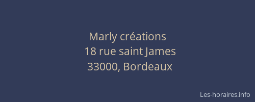 Marly créations