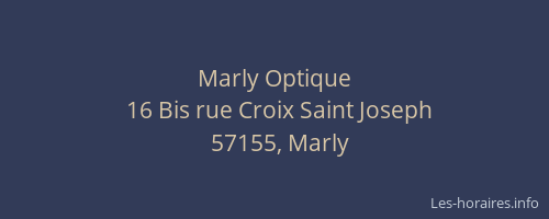 Marly Optique