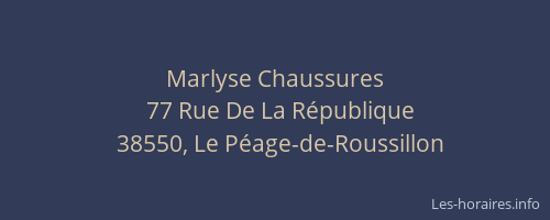 Marlyse Chaussures