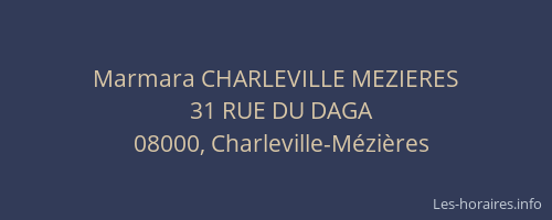 Marmara CHARLEVILLE MEZIERES
