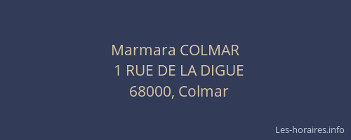 Marmara COLMAR