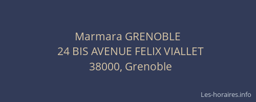 Marmara GRENOBLE