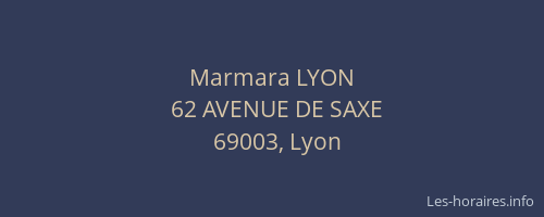 Marmara LYON