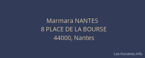 Marmara NANTES