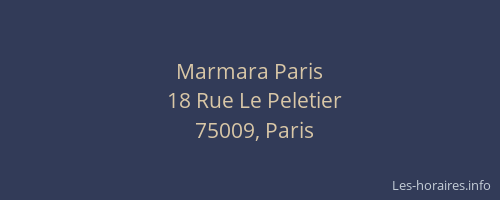 Marmara Paris