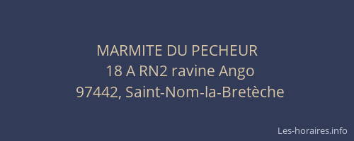 MARMITE DU PECHEUR