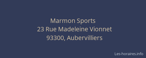 Marmon Sports
