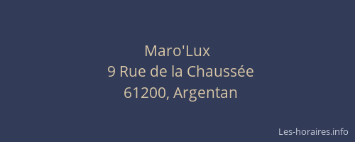 Maro'Lux