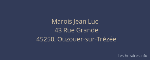 Marois Jean Luc
