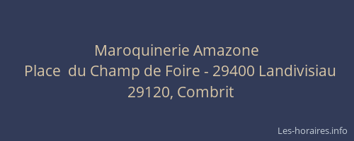 Maroquinerie Amazone